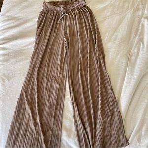 Pleated Palazzo Pants